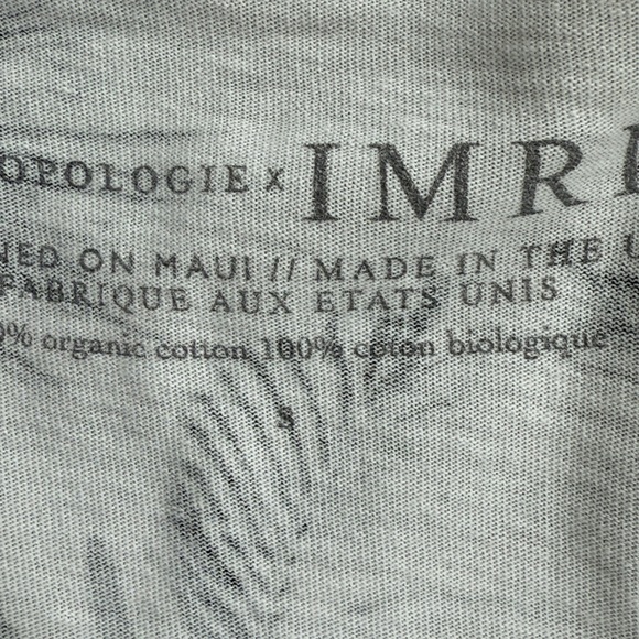 Anthropologie White and Black Long Sleeve Tee - Picture 5 of 6